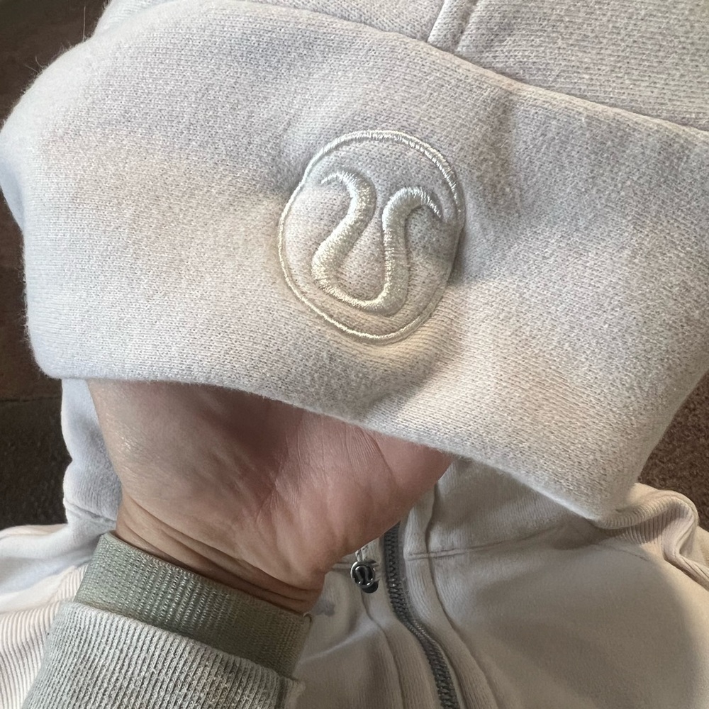 Lululemon subs hoodie cream color